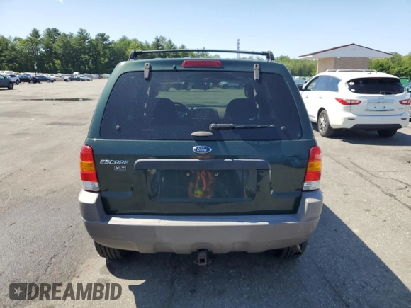 2002 Ford Escape XLT Choice with VIN 1FMCU04172KD00268, listed as a Copart auction lot 61284675 with 118,016 mi miles and Salvage title. Bid and sale history available at DreamBid. Image 6.