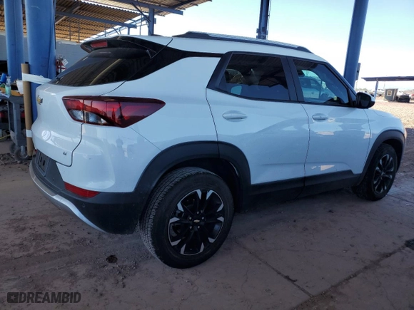 2022 Chevrolet TrailBlazer LT with VIN KL79MPSL8NB065196, listed as a Copart auction lot 49867325 with NaN miles and Salvage Title. Bid and sale history available at carsss.com. Image 3.