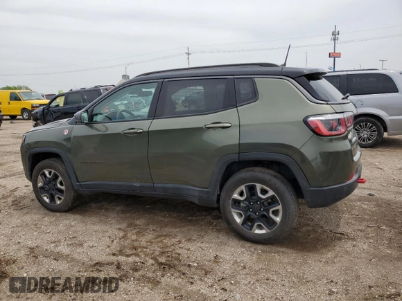 2018 Jeep Compass Trailhawk z VIN 3C4NJDDB4JT307441, wystawiony jako Copart lot #58485585 z przebiegiem 158 871 mil mil oraz Szkoda całkowita • Salvage title. Historia ofert i sprzedaży dostępna na DreamBid. Obrazek 2.