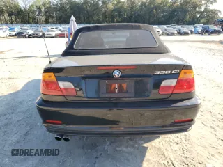 2001 BMW 3 Series 330Ci with VIN WBABS53481JU85155, listed as a Copart auction lot 44181575 with 149,606 mi miles and Salvage Title. Bid and sale history available at carsss.com. Image 6.