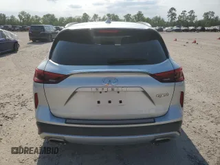 2019 Infiniti QX50 LUXE with VIN 3PCAJ5M16KF148482, listed as a Copart auction lot 53559165 with 69,307 mi miles and Salvage Title. Bid and sale history available at carsss.com. Image 6.