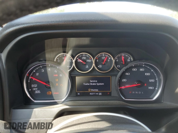 2019 Chevrolet Silverado 1500 LT with VIN 3GCUYDED9KG202458, listed as a Copart auction lot 50389445 with 46,311 mi miles and Salvage Title. Bid and sale history available at carsss.com. Image 9.