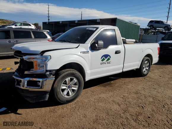 2019 Ford F-150 XL with VIN 1FTMF1C50KKD38454, listed as a Copart auction lot 78371134 with 78,050 mi miles and Salvage Title. Bid and sale history available at carsss.com. Image 1.