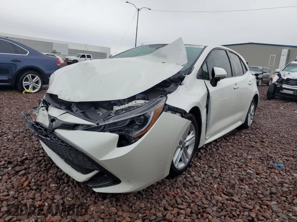 2019 Toyota Corolla Hatchback SE with VIN JTNK4RBE0K3063364, listed as a Copart auction lot 81205943 with 0 mi miles. Bid and sale history available at carsss.com. Image 1.
