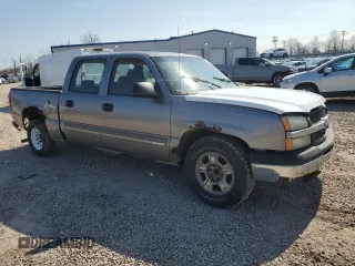 2007 Chevrolet Silverado 1500 LS with VIN 2GCEC13V971141514, listed as a Copart auction lot 54077365 with Not Provided miles and Salvage Title. Bid and sale history available at DreamBid. Image 4.