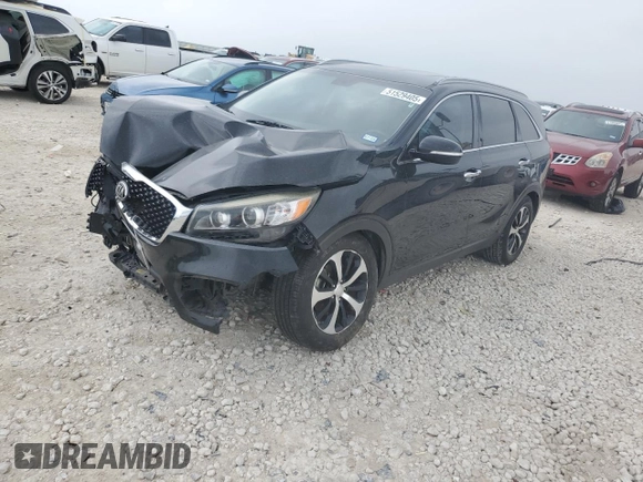 2017 Kia Sorento EX z VIN 5XYPH4A59HG203449, wystawiony jako Copart lot #51529405 z przebiegiem Nie podano mil oraz Szkoda całkowita • Salvage title. Historia ofert i sprzedaży dostępna na DreamBid. Obrazek 1.