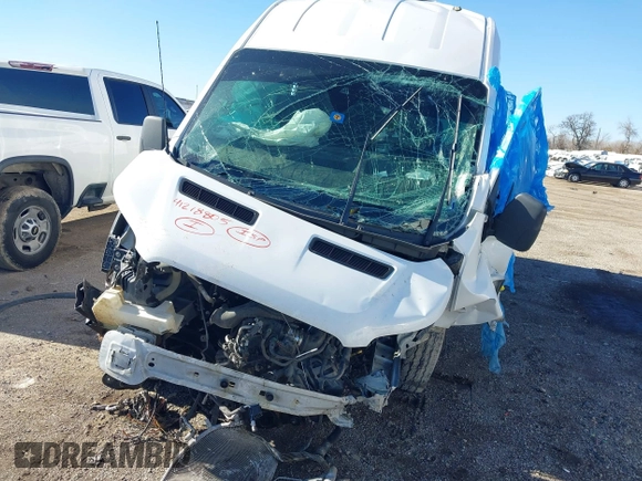 2022 Ford Transit Cargo with VIN 1FTBW3X8XNKA07506, listed as a IAAI auction lot 41218805 with Not Provided miles. Bid and sale history available at carsss.com. Image 6.