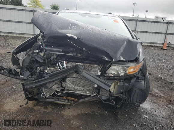 2014 Honda Odyssey Touring with VIN 5FNRL5H95EB056118, listed as a Copart auction lot 57729865 with Not provided miles and Salvage title. Bid and sale history available at DreamBid. Image 5.