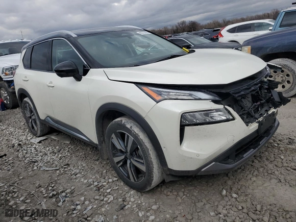 2023 Nissan Rogue SL with VIN JN8BT3CA9PW420230, listed as a Copart auction lot 43270365 with 27,978 mi miles and Salvage Title. Bid and sale history available at carsss.com. Image 4.