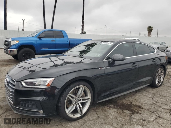 2018 Audi A5 Sportback Premium Plus с VIN WAUENCF54JA067284, выставлен на аукционе Copart как лот 53840145 с пробегом 106 030 миль миль и Чистый • Clean title. История ставок и продаж доступна на DreamBid. Изображение 1.