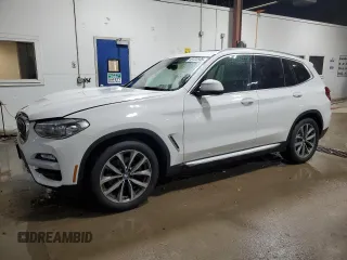 2019 BMW X3 xDrive30i with VIN 5UXTR9C59KLP97427, listed as a Copart auction lot 49722595 with 0 mi miles and Salvage Title. Bid and sale history available at carsss.com. Image 1.