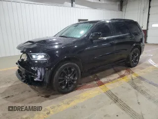 2021 Dodge Durango GT Plus with VIN 1C4RDJDG9MC849122, listed as a Copart auction lot 48773215 with 42,458 mi miles and Salvage Title. Bid and sale history available at carsss.com. Image 1.