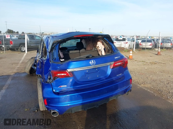 2019 Acura MDX w/Technology/A-Spec Pkg with VIN 5J8YD4H06KL028312, listed as a IAAI auction lot 41762000 with 1 mi miles. Bid and sale history available at carsss.com. Image 13.