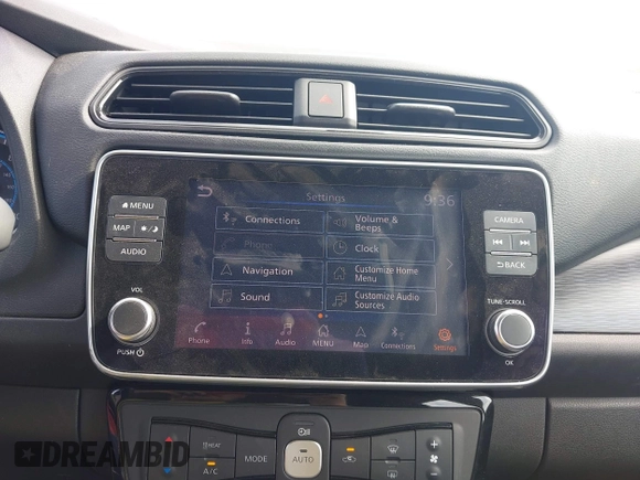 2022 Nissan LEAF SV Plus with VIN 1N4BZ1CV0NC550614, listed as a IAAI auction lot 42730366 with 23,416 mi miles and . Bid and sale history available at DreamBid. Image 18.