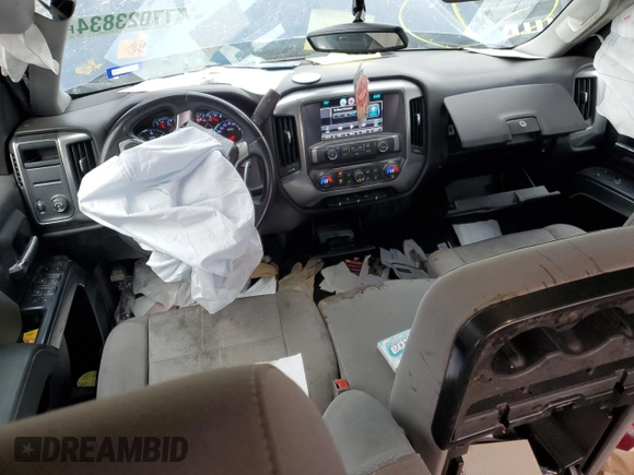 2015 Chevrolet Silverado 1500 LT with VIN 1GCRCREC9FZ173994, listed as a Copart auction lot 77023834 with 107,624 mi miles and Salvage Title. Bid and sale history available at DreamBid. Image 8.