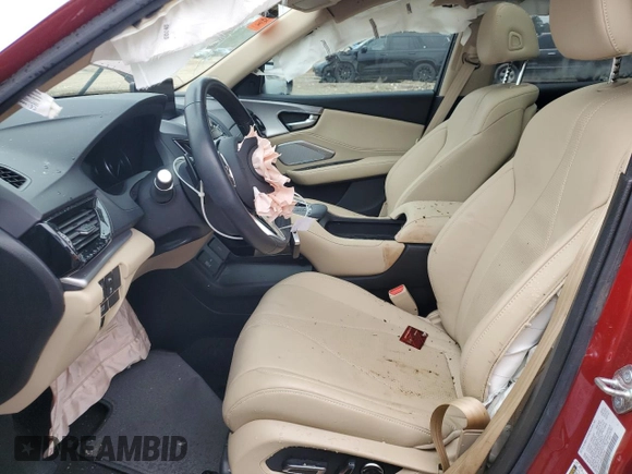 2020 Acura RDX Technology with VIN 5J8TC1H52LL020748, listed as a Copart auction lot 44591955 with 31,471 mi miles and Salvage title. Bid and sale history available at DreamBid. Image 7.