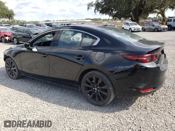 2021 Mazda 3 2.5 Turbo with VIN JM1BPBAYXM1309138, listed as a Copart auction lot 71386194 with 45,841 mi miles and Salvage Title. Bid and sale history available at DreamBid. Image 2.