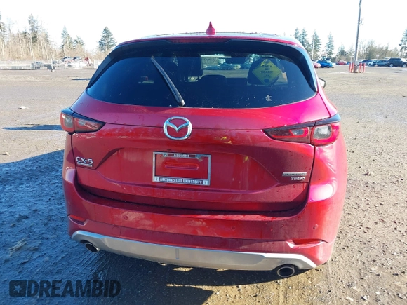2024 Mazda CX-5 2.5 Turbo Signature with VIN JM3KFBXY5R0422722, listed as a IAAI auction lot 41496349 with 11,914 mi miles. Bid and sale history available at carsss.com. Image 17.