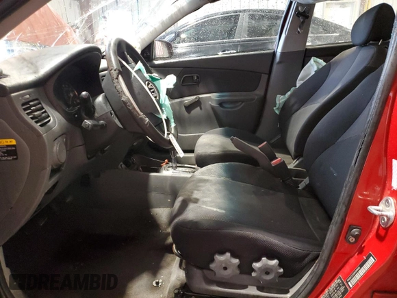 2008 Kia Rio LX with VIN KNADE123186318490, listed as a Copart auction lot 51544285 with Not Provided miles and Salvage Title. Bid and sale history available at DreamBid. Image 7.