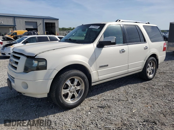 2008 Ford Expedition Limited z VIN 1FMFU20558LA10597, wystawiony jako Copart lot #52259585 z przebiegiem 166 311 mil mil oraz Szkoda całkowita • Salvage title. Historia ofert i sprzedaży dostępna na DreamBid. Obrazek 1.
