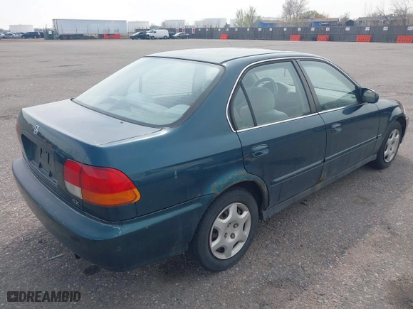 1998 Honda Civic EX with VIN 1HGEJ8640WL018230, listed as a IAAI auction lot 41914209 with 213,939 mi miles. Bid and sale history available at carsss.com. Image 4.