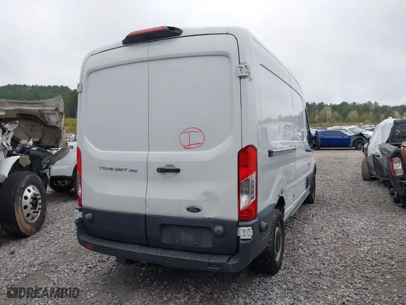 2018 Ford Transit Van with VIN 1FTBW2CM6JKA87247, listed as a IAAI auction lot 41746955 with NaN miles. Bid and sale history available at carsss.com. Image 16.