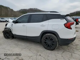 2020 GMC Terrain SLE with VIN 3GKALTEVXLL222431, listed as a Copart auction lot 80990714 with 69,204 mi miles and Salvage title. Bid and sale history available at DreamBid. Image 2.