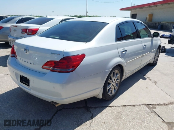 2008 Toyota Avalon XL with VIN 4T1BK36B28U260560, listed as a IAAI auction lot 41974416 with Not Provided miles. Bid and sale history available at carsss.com. Image 4.