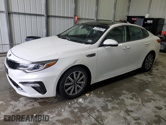 2020 Kia Optima EX Premium with VIN 5XXGU4L12LG429349, listed as a Copart auction lot 44547345 with 82,308 mi miles and Clean Title. Bid and sale history available at carsss.com. Image 1.