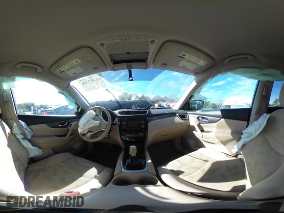 2015 Nissan Rogue SL with VIN 5N1AT2MT4FC916288, listed as a IAAI auction lot 41357258 with 1 mi miles. Bid and sale history available at carsss.com. Image 19.