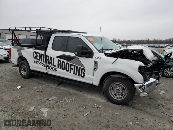 2022 Ford F-250 XL with VIN 1FT7X2A67NEE44852, listed as a Copart auction lot 45188895 with Not provided miles and Salvage title. Bid and sale history available at DreamBid. Image 4.