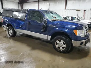 2009 Ford F-150 with VIN 1FTPF14V39KB74154, listed as a Copart auction lot 55580845 with 123,487 mi miles and Salvage title. Bid and sale history available at DreamBid. Image 4.