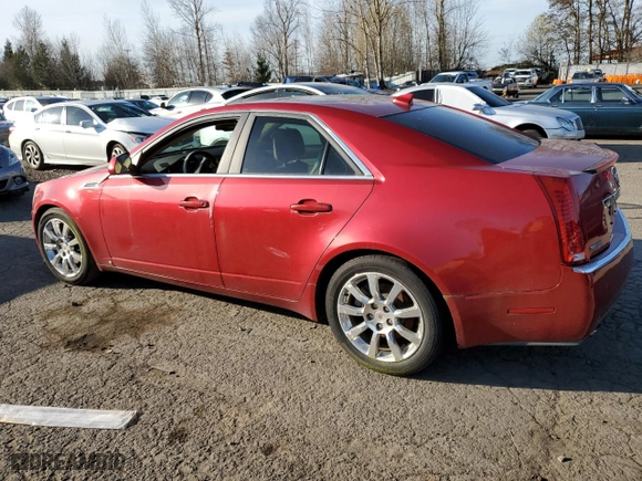 2009 Cadillac CTS RWD w/1SB with VIN 1G6DV57V690134156, listed as a Copart auction lot 47321595 with 0 mi miles and Clean Title. Bid and sale history available at carsss.com. Image 2.