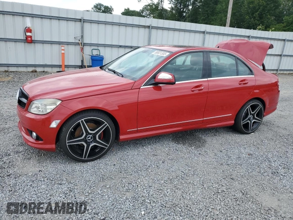 2008 Mercedes-Benz C 300 Sport with VIN WDDGF54X58F037691, listed as a Copart auction lot 58931555 with Not provided miles and Salvage title. Bid and sale history available at DreamBid. Image 1.