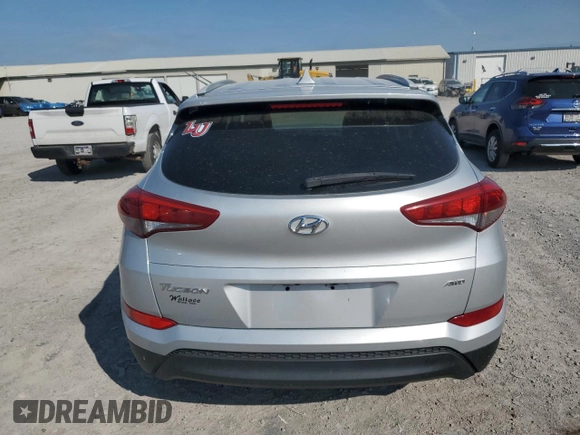 2018 Hyundai Tucson SEL with VIN KM8J3CA42JU754134, listed as a Copart auction lot 54520515 with 114,506 mi miles and Salvage title. Bid and sale history available at DreamBid. Image 6.