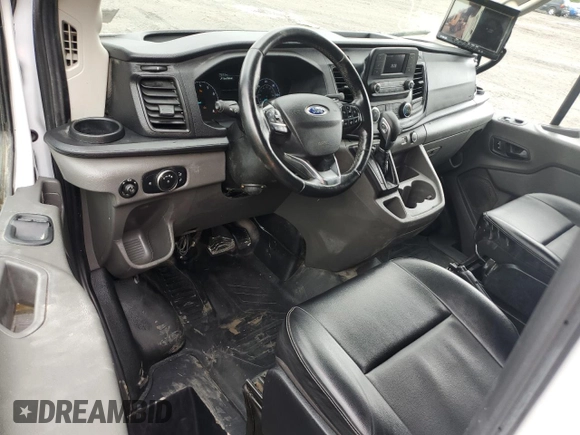 2020 Ford Transit Cargo with VIN 1FTBW3U88LKB34059, listed as a Copart auction lot 57055695 with 77,813 mi miles and Clean title. Bid and sale history available at DreamBid. Image 8.