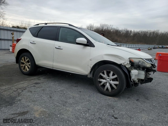 2011 Nissan Murano LE with VIN JN8AZ1MW0BW153349, listed as a Copart auction lot 49442175 with 210,073 mi miles and Salvage Title. Bid and sale history available at carsss.com. Image 4.