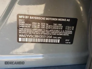 2017 MINI Countryman Cooper with VIN WMZYV5C38H3E01204, listed as a Copart auction lot 70489714 with 86,597 mi miles and Salvage Title. Bid and sale history available at carsss.com. Image 14.