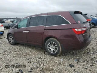 2012 Honda Odyssey EX-L with VIN 5FNRL5H61CB019702, listed as a Copart auction lot 51535585 with 185,737 mi miles and Clean Title. Bid and sale history available at DreamBid. Image 2.
