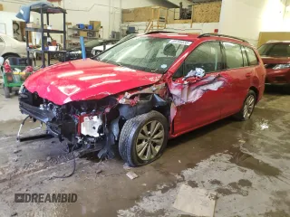 2018 Volkswagen Golf SportWagen S with VIN 3VW117AU7JM750793, listed as a Copart auction lot 69755533 with 47,292 mi miles. Bid and sale history available at carsss.com. Image 1.