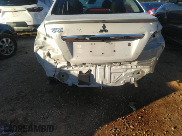 2023 Mitsubishi Mirage ES with VIN ML32FUFJ8PHF01282, listed as a IAAI auction lot 41256460 with 21,490 mi miles and . Bid and sale history available at DreamBid. Image 6.