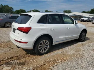 2014 Audi Q5 Premium Plus with VIN WA1LFAFP5EA101925, listed as a Copart auction lot 58351255 with 107,126 mi miles and Salvage title. Bid and sale history available at DreamBid. Image 3.