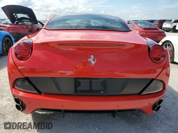 2011 Ferrari California с VIN ZFF65LJA1B0181831, выставлен на аукционе Copart как лот 75098924 с пробегом 15 297 миль миль и Списание • Salvage title. История ставок и продаж доступна на DreamBid. Изображение 6.
