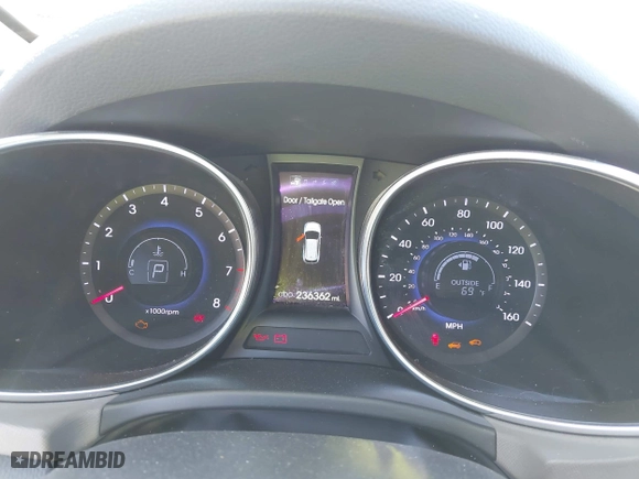 2013 Hyundai Santa Fe Sport with VIN 5XYZUDLB7DG102122, listed as a IAAI auction lot 41880263 with 236,362 mi miles. Bid and sale history available at carsss.com. Image 7.