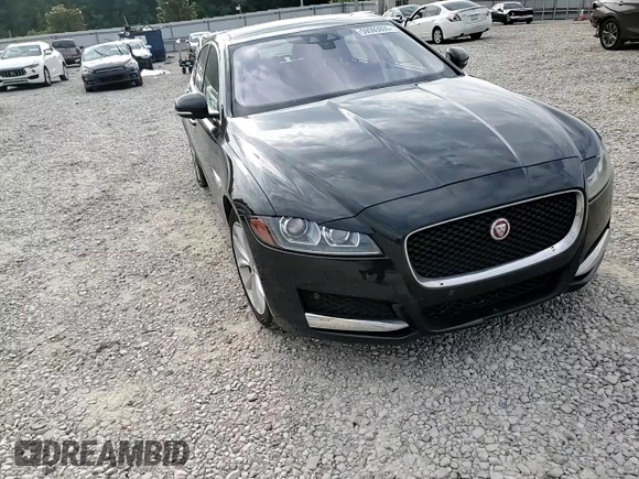 2017 Jaguar XF with VIN SAJBJ4BN0HCY32018, listed as a Copart auction lot 59593805 with 109,774 mi miles and Salvage title. Bid and sale history available at DreamBid. Image 13.