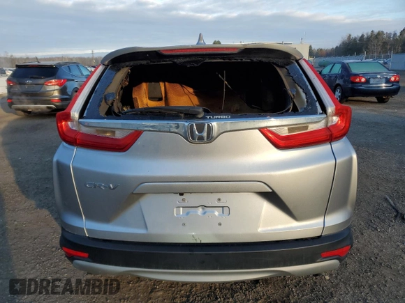2017 Honda CR-V LX with VIN 2HKRW1H35HH001542, listed as a Copart auction lot 81509754 with 0 mi miles and Non Repairable. Bid and sale history available at carsss.com. Image 6.