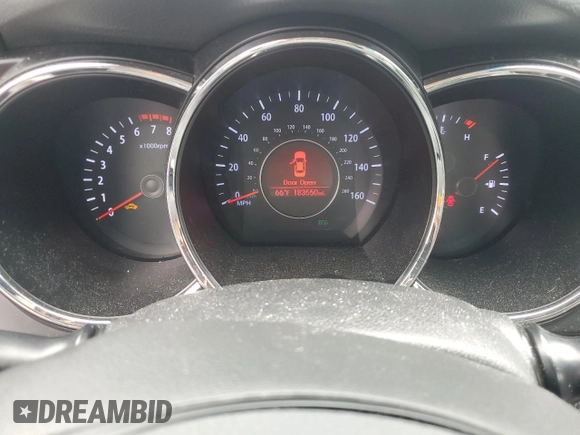 2013 Kia Optima EX with VIN 5XXGN4A77DG254604, listed as a Copart auction lot 62791005 with 183,550 mi miles and Clean title. Bid and sale history available at DreamBid. Image 9.