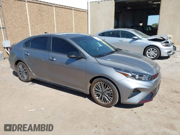 2024 Kia Forte GT-Line with VIN 3KPF54AD9RE801535, listed as a IAAI auction lot 40429345 with 1,343 mi miles. Bid and sale history available at carsss.com. Image 1.