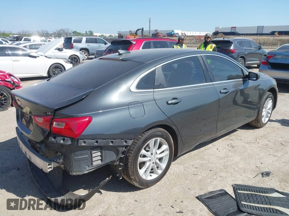 2017 Chevrolet Malibu LT with VIN 1G1ZE5ST4HF163166, listed as a IAAI auction lot 41991448 with 180,008 mi miles and . Bid and sale history available at DreamBid. Image 4.