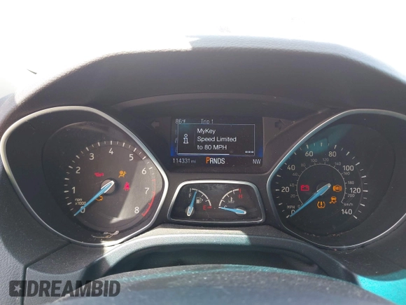 2016 Ford Focus SE with VIN 1FADP3F27GL385739, listed as a IAAI auction lot 42400329 with 114,331 mi miles and . Bid and sale history available at DreamBid. Image 7.